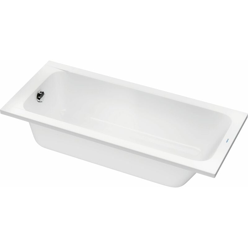 Duravit - D-Code baignoire rectangulaire 1600 x 700 mm - Acrylique blanc