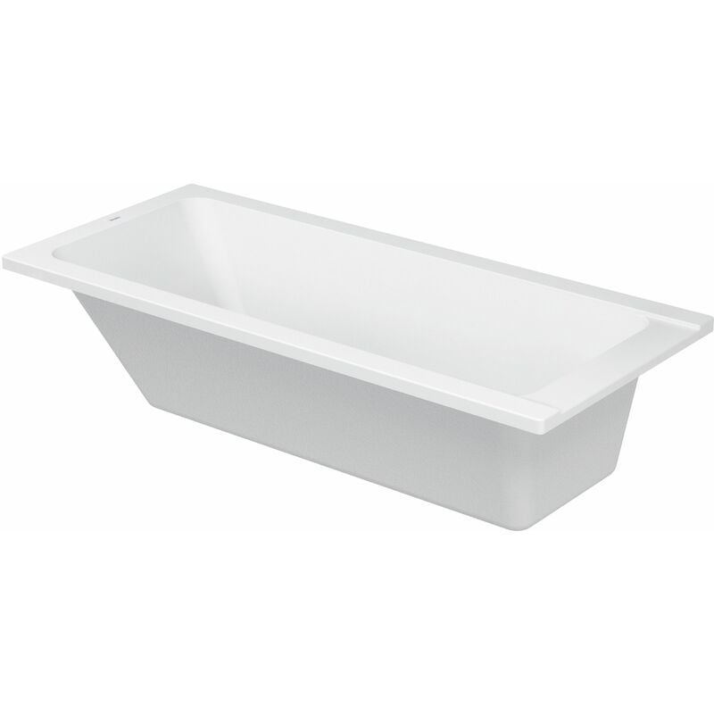 Duravit D-Code baignoire rectangulaire 1700 x 750 mm - Acrylique blanc
