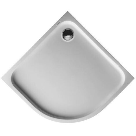 Duravit D-Code Duschwanne, 900x900mm, Viertelkreis,