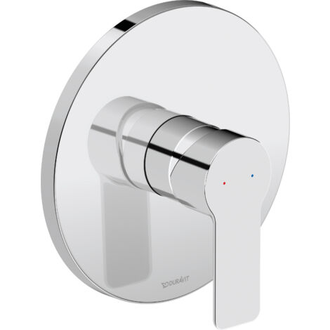 Duravit D-Code Einhebel-Brausemischer Unterputz, 1 Verbraucher,