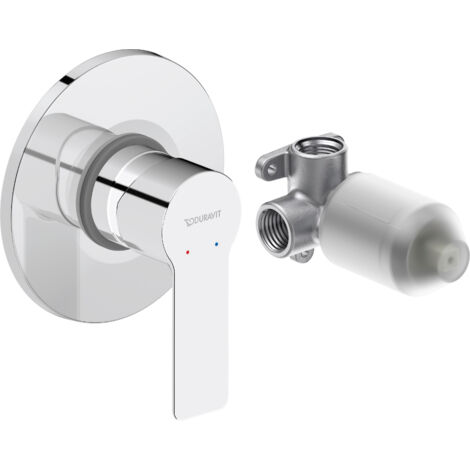 Duravit D-Code Einhebelmischer Unterputz Set, Rosette rund,