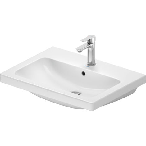 Duravit D-Code lavabo, avec trou pour robinet, avec trop-plein,