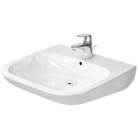 Duravit D-Code lavabo, avec trou pour robinetterie, avec