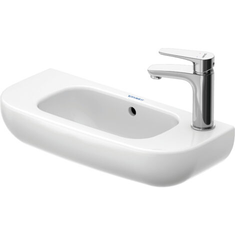 Duravit D-Code lavabo, con agujero para grifo a la izquierda, con