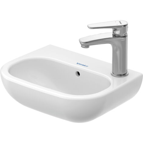 Duravit D-Code lavabo, con agujero para grifo a la izquierda, con