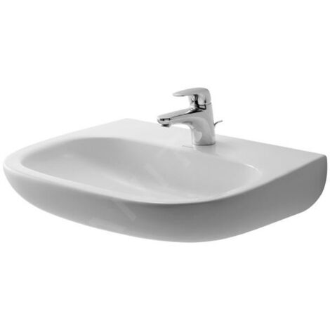 Duravit D-Code - Lavabo Med, 550x430 mm, avec 1 trou, blanc alpin 23115500002