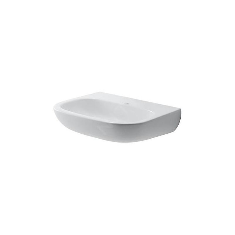 Duravit - D-Code - Lave-mains 450x360 mm, sans trou, blanc alpin 07074500702