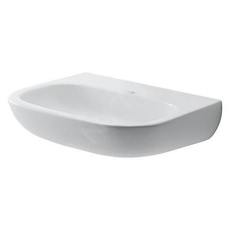 Duravit D-Code - Lave-mains 450x360 mm, sans trou, blanc alpin 07074500702