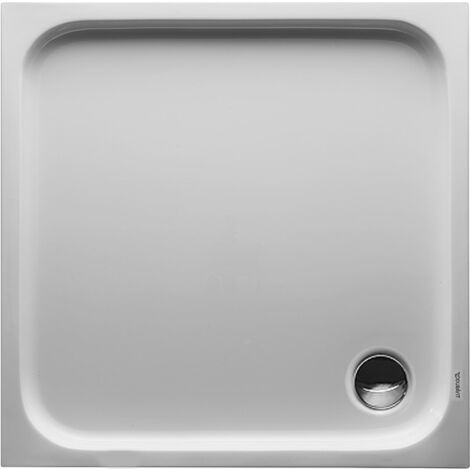 Duravit D-Code receveur de douche, 900x900mm, carré, à encastrer,