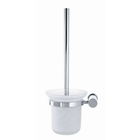 Duravit D-Code - Scopino WC a parete, vetro opaco/cromo 0099271000