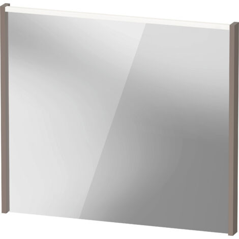 Duravit D-Code Spiegel, LED-Lichtfeld oben, 800x700mm, externer
