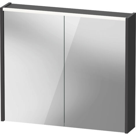 Duravit D-Code Spiegelschrank, Steckdose Typ E (FR, BE), 2 Türen,