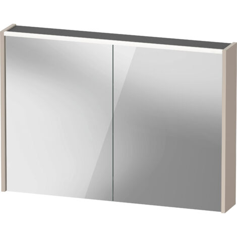 Duravit D-Code Spiegelschrank, Steckdose Typ E (FR, BE), 2 Türen,