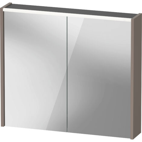 Duravit D-Code Spiegelschrank, Steckdose Typ F (EU, DE), 2 Türen,