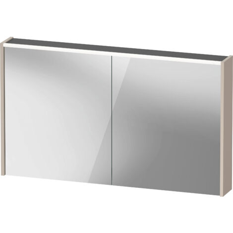 Duravit D-Code Spiegelschrank, Steckdose Typ F (EU, DE), 2 Türen,