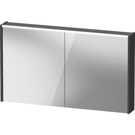 Duravit D-Code Spiegelschrank, Steckdose Typ J (CH, LI), 2 Türen,