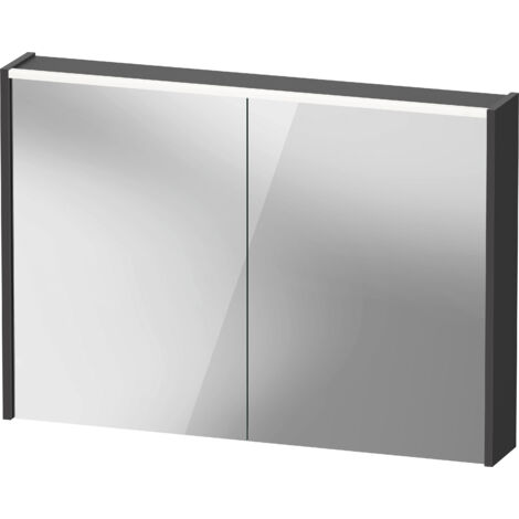 Duravit D-Code Spiegelschrank, Steckdose Typ J (CH, LI), 2 Türen,