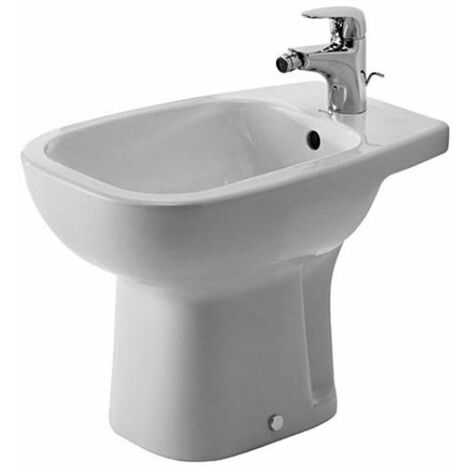 Duravit D-Code - Stand-Bidet, Alpinweiß 22381000002