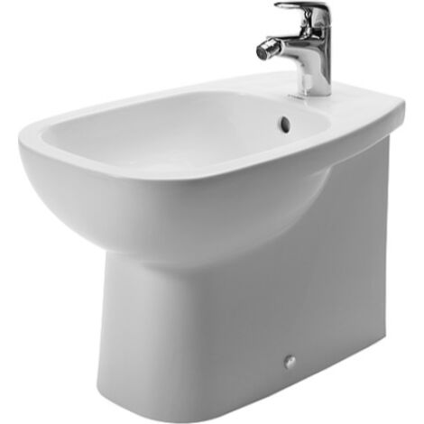 Duravit D-Code - Stand-Bidet, Alpinweiß 22411000002