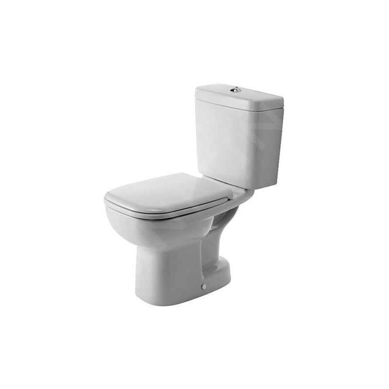 D-Code - wc à poser, évacuation verticale, avec HygieneGlaze, blanc alpin 21110120002 - Duravit