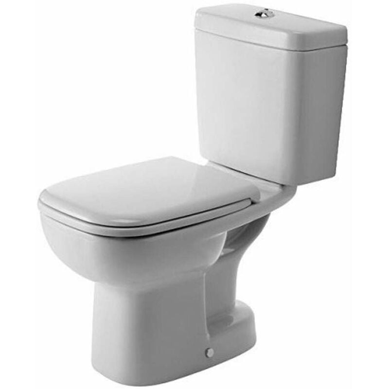 D-Code - wc à poser, évacuation verticale, blanc alpin 21110100002 - Duravit