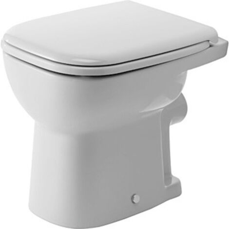 Duravit D-Code WC sur pied Compact, chasse d'eau plate,