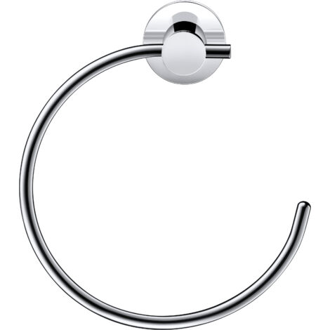 Duravit D, codice 0099211000-Anello porta asciugamano, colore: cromato