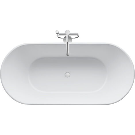 Duravit D-Neo Baignoire en pose libre, sans trop-plein, ovale,