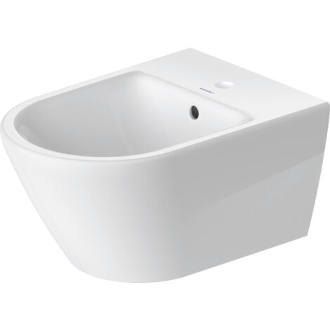 Duravit D-Neo bidet mural, fixation cachée, 1 trou pour robinet,