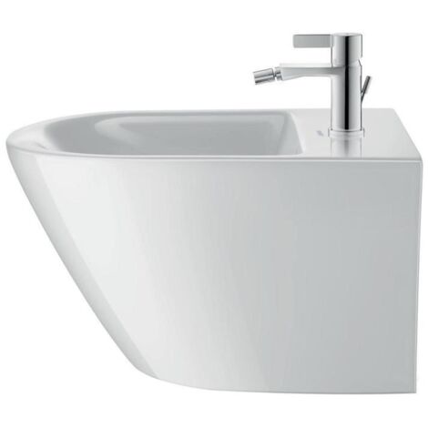 Duravit D-Neo Einhebel-Bidetmischer mit Ablaufgarnitur, Ausladung