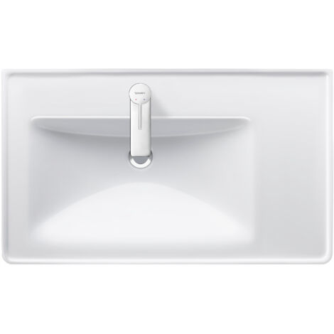 Duravit D-Neo lavabo pour meuble, bassin à gauche, 800x480mm, 1