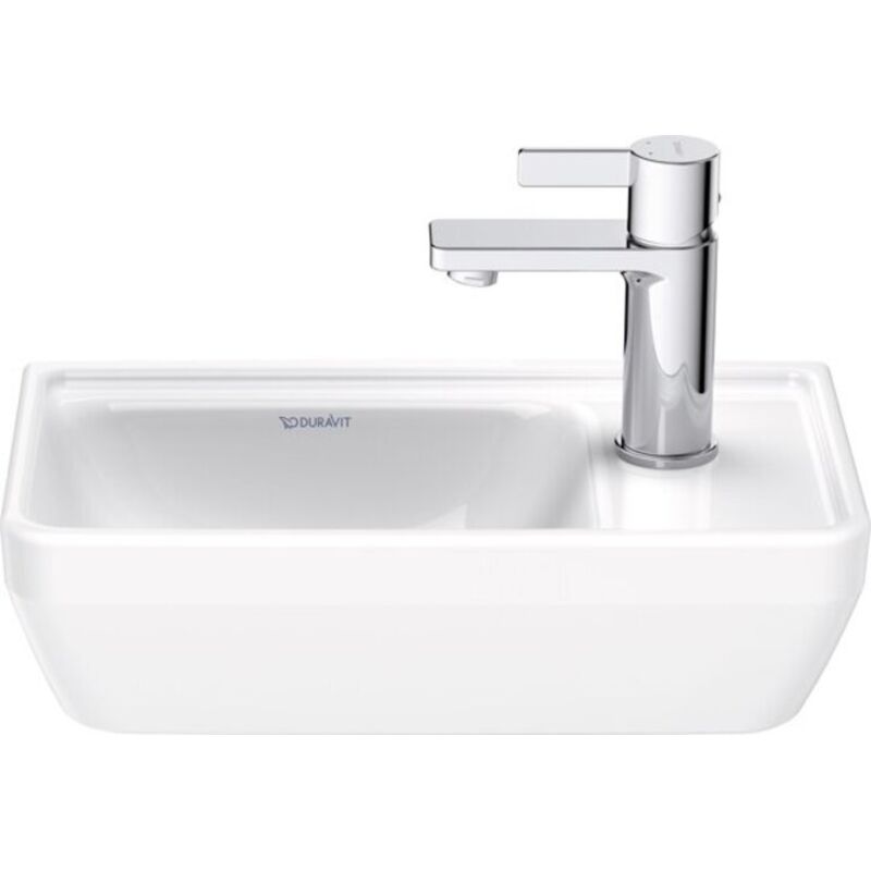Duravit - D-Neo lave-mains, 400x220mm, 1 trou pour robinet, sans