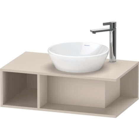 Duravit D-Neo, meuble sous-lavabo mural, largeur 800 x profondeur