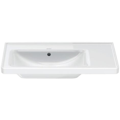 Duravit D-Neo Möbelwaschtisch, Becken links, 800x480mm, ohne