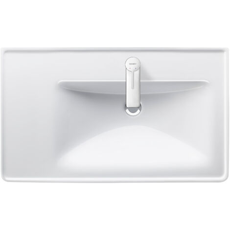 Duravit D-Neo Möbelwaschtisch, Becken rechts, 800x480mm, 1