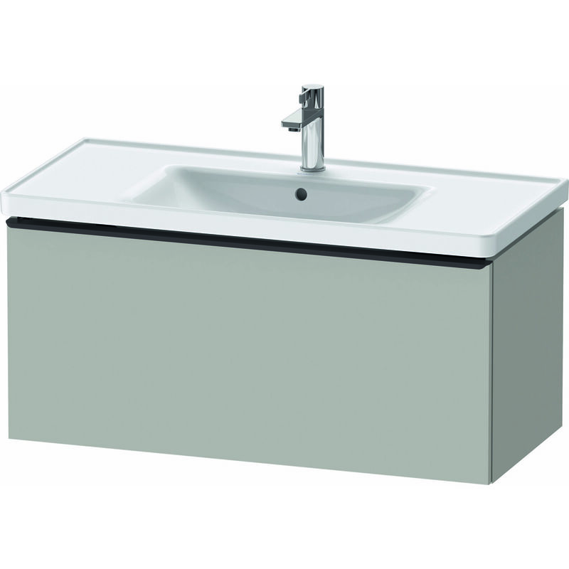 

Duravit D-Neo, mueble de baño de pared, ancho 984 x fondo 452mm, 1x extraíble, con tirador, DE42560, color: Concreto Gris - DE425600707