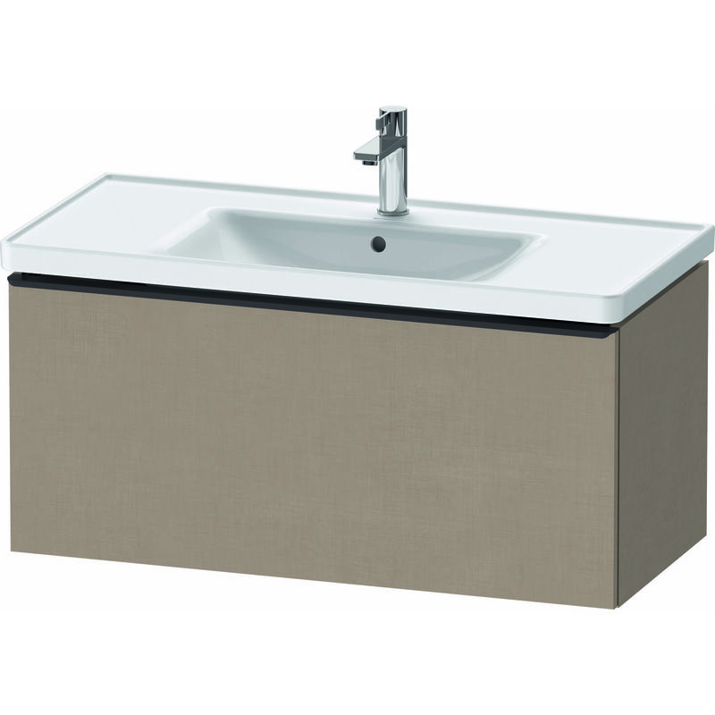 

Duravit D-Neo, mueble de baño de pared, ancho 984 x fondo 452mm, 1x extraíble, con tirador, DE42560, color: lino - DE425607575