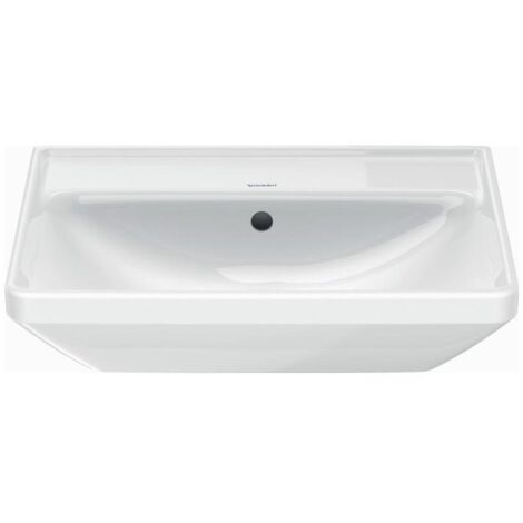 Duravit D-Neo Waschtisch, 550x440mm, ohne Hahnloch, mit Überlauf,