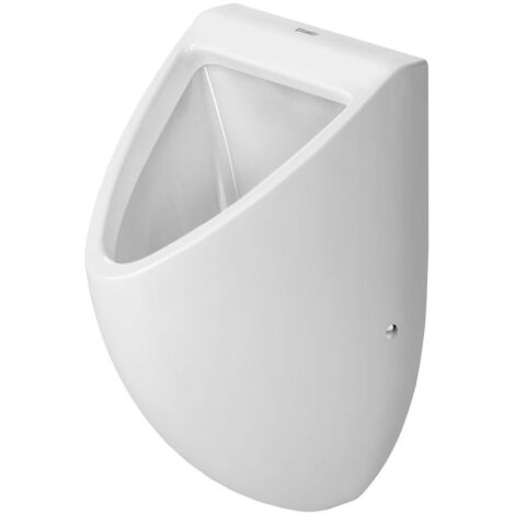 Duravit Design Classics Urinal 285x305x500mm Weiß Hochglanz geschlossen, Absauger, Zulauf hinten, waagerecht