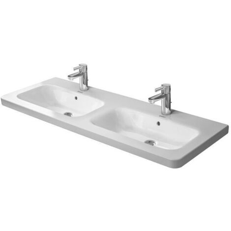 Duravit Doppelwaschtisch DuraStyle 130x48 cm mit Überlauf, mit