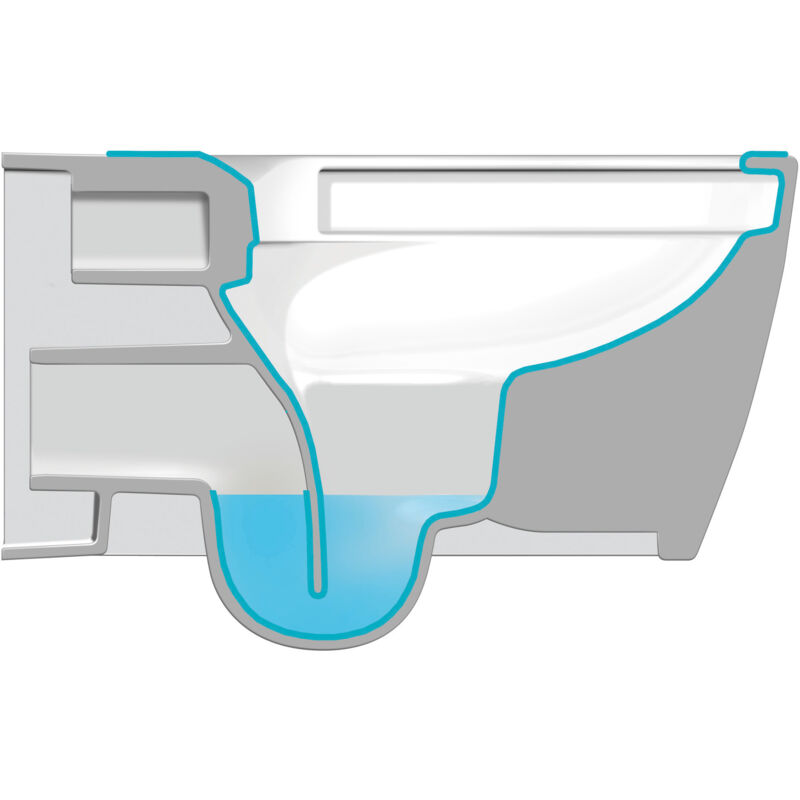 Me By Starck - Dusch-wc, Rimless, Wondergliss, Weiß/weiß Matt 25290926001 - Duravit