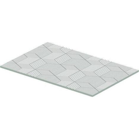 Duravit DuraSquare 57x31cm, pour consoles métalliques 003113/ 003114, Coloris: Laque haute brillance Gris Flanelle - 0099688700
