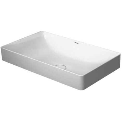 Duravit DuraSquare - Cuenca de lavabo 60x34 cm, DuraCeram, blanco alpino 2355600000