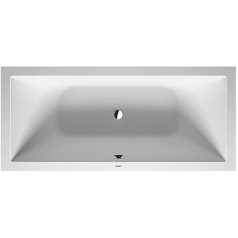 Duravit DuraSquare Einbau-Badewanne, rechteckig, mit Gestell, 2
