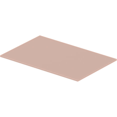 Duravit DuraSquare inlay en verre 77x38cm, pour consoles