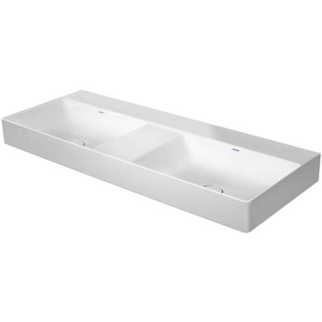 Duravit DuraSquare lavabo double pour meuble, 120x47cm, sans