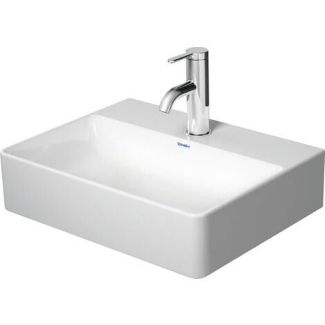 Duravit DuraSquare lave-mains, 45x35cm, sans trou pour robinet,