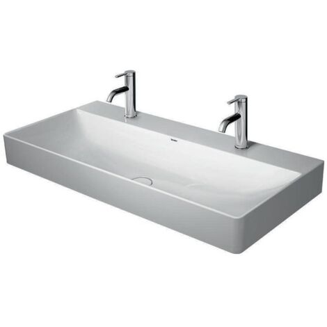 Duravit DuraSquare Möbelwaschtisch, 100x47cm, ohne Hahnloch, ohne
