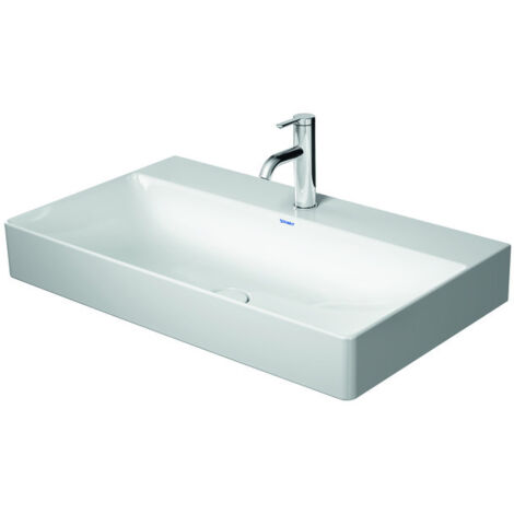 Duravit DuraSquare Möbelwaschtisch, 80x47cm, ohne Hahnloch, ohne