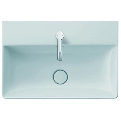 Duravit DuraSquare Möbelwaschtisch Compact, 60x40cm, 1 Hahnloch,